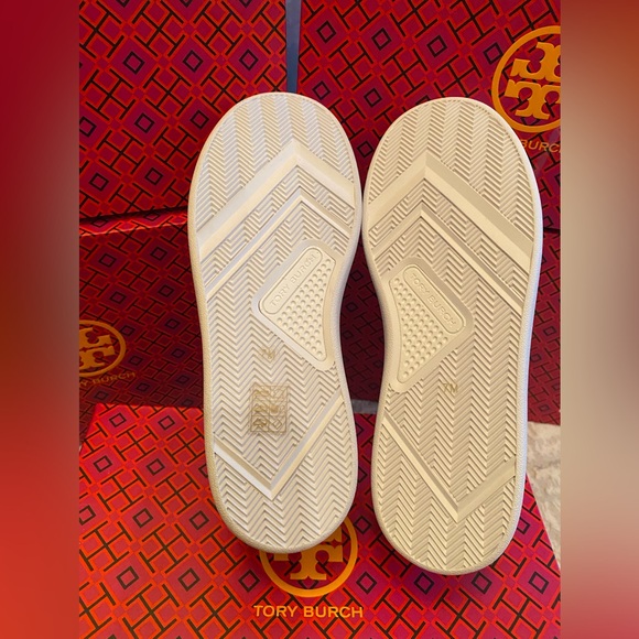 Tory Burch Women’s Double Howell Court Sneakers - Picture 10 of 10